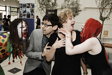 Image for Zombies invade Geoffrey Manton building!