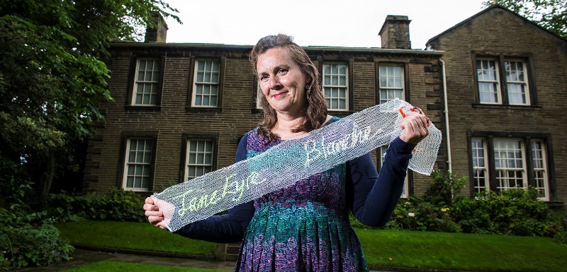 Textile lecturer Lynne Setterington is creating Sew Near - Sew Far