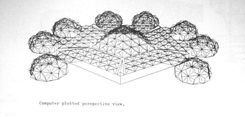 A concept for the plastic school drawn using computer aided design