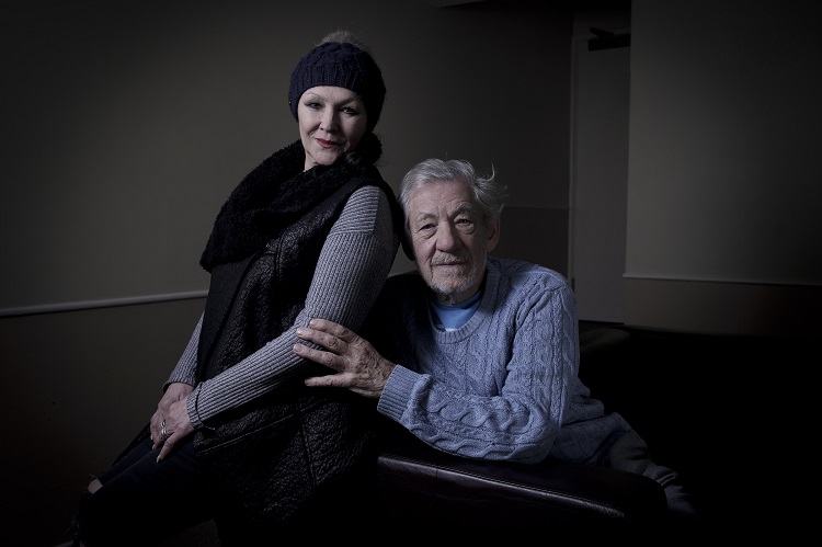 Sir Ian McKellen and Frances Barber