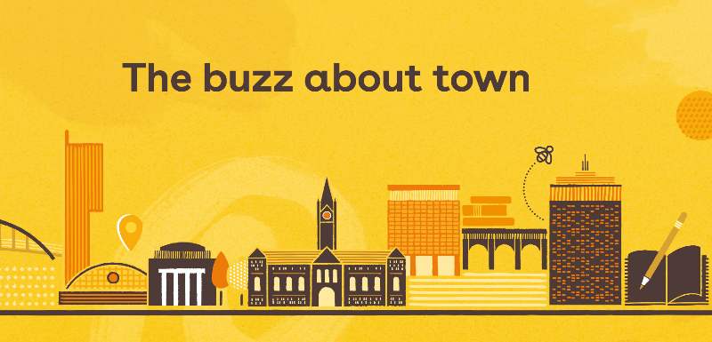 The University will sponsor one of over 100 giant bees placed across the city