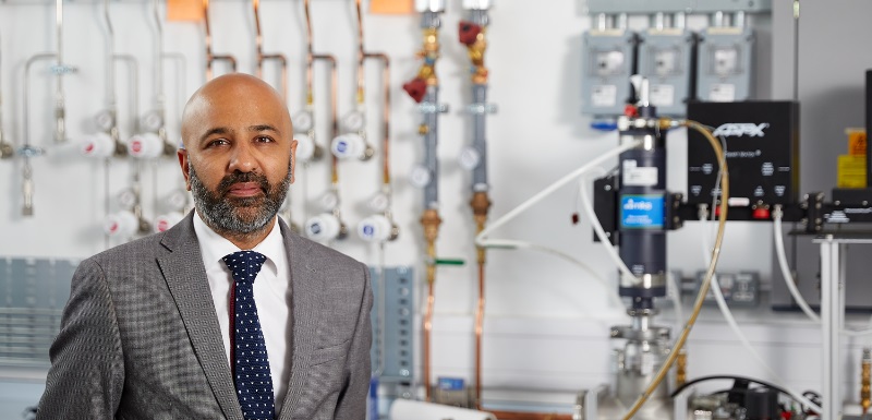 Amer Gaffar, Director of Manchester Metropolitan University's Manchester Fuel Cell Innovation Centre