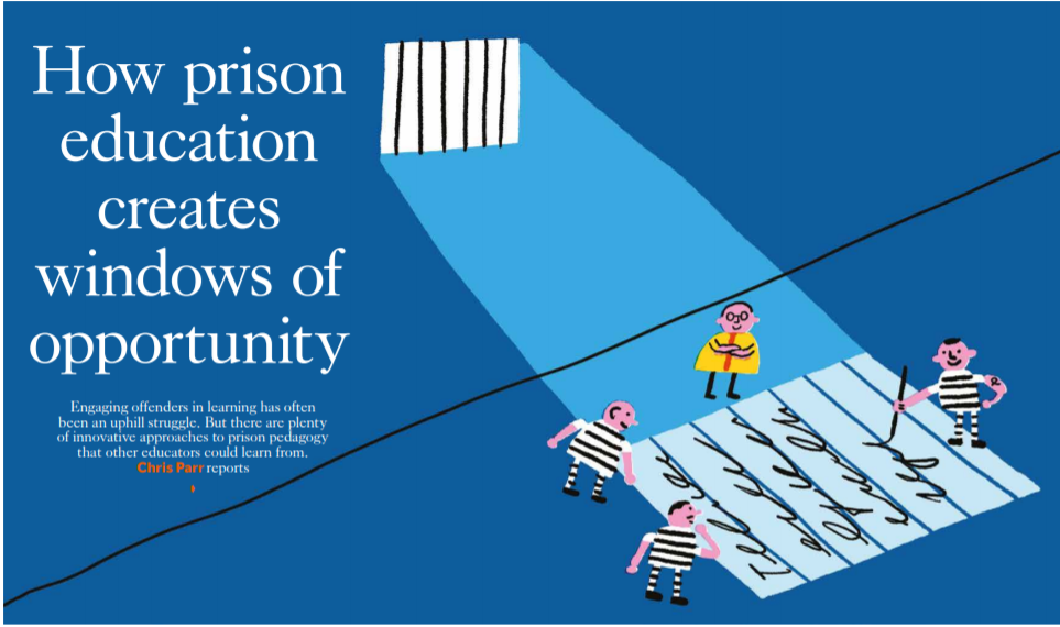 Kirstine Szifris' work is featured in article entitled How prison education creates windows of opportunity.