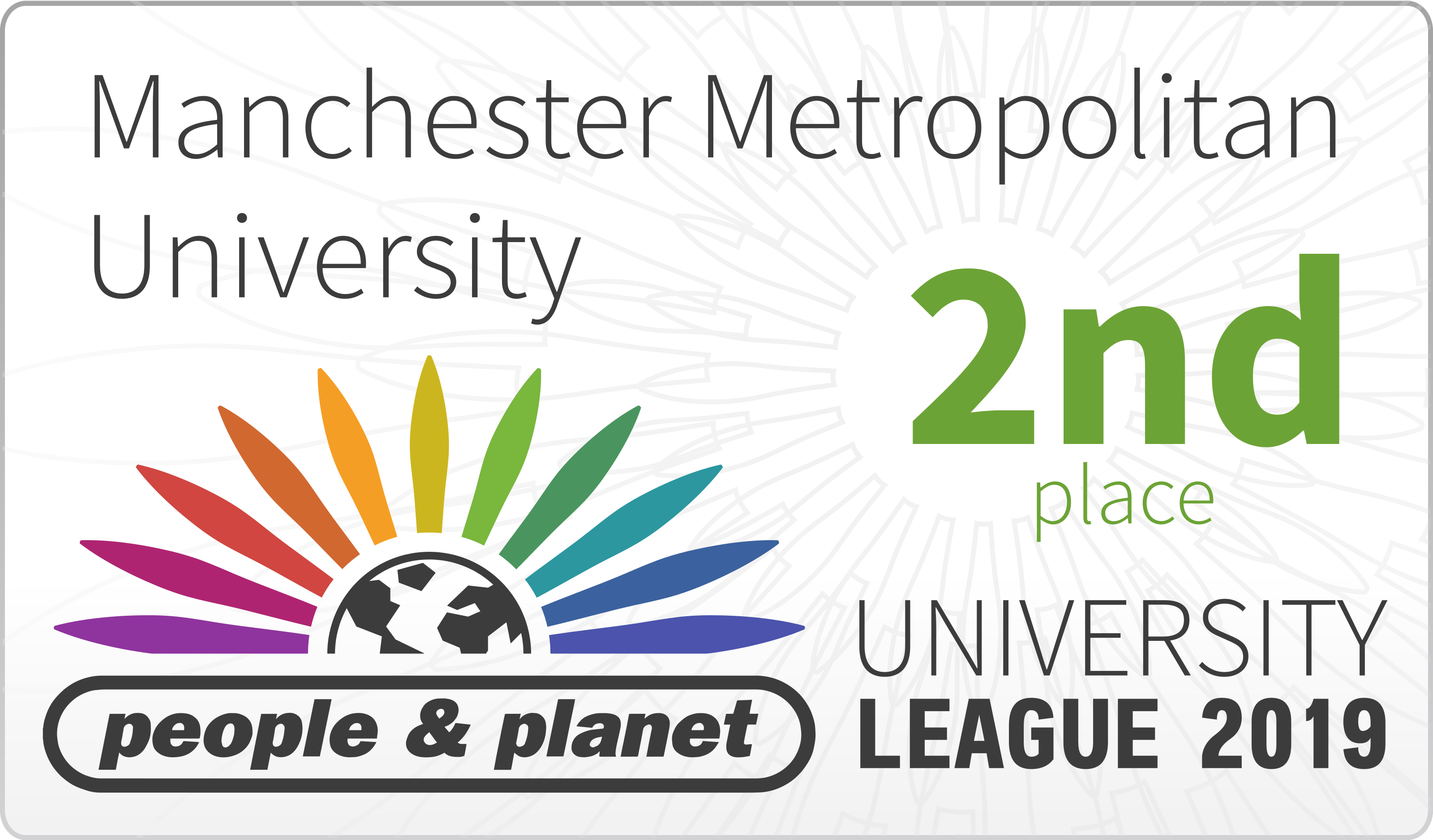 The University has been ranked in the top three for the past six league tables