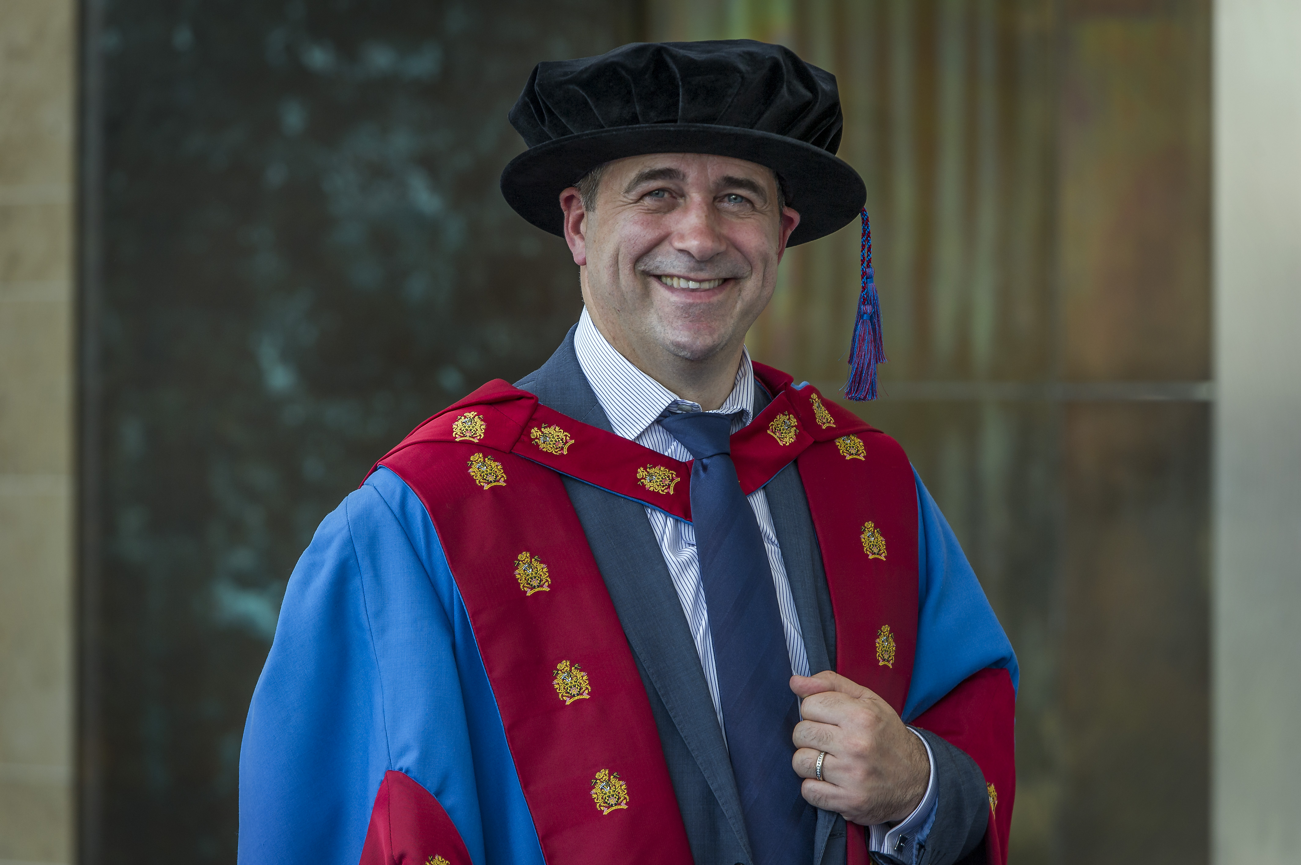 Juergen Maier CBE was awarded an honorary doctorate for his contribution to business and manufacturing sector