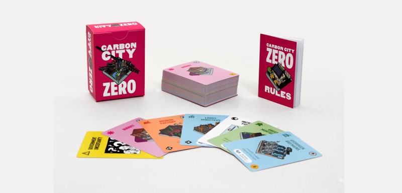 Climate change card game Carbon City Zero was designed by Dr Sam Illingworth, Senior Lecturer in Science Communication, and Dr Paul Wake, Reader in the Department of English, in collaboration with 10:10 Climate Action