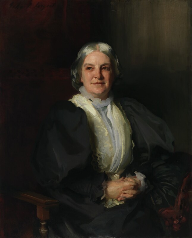 Octavia Hill, one of the three co-founders of the National Trust in 1895. John Singer Sargent, Octavia Hill, 1898. NPG 1746. © National Portrait Gallery, London