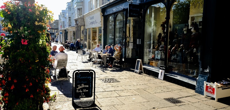 Research shows footfall has fallen in England's city centres, with many people rediscovering their local high streets