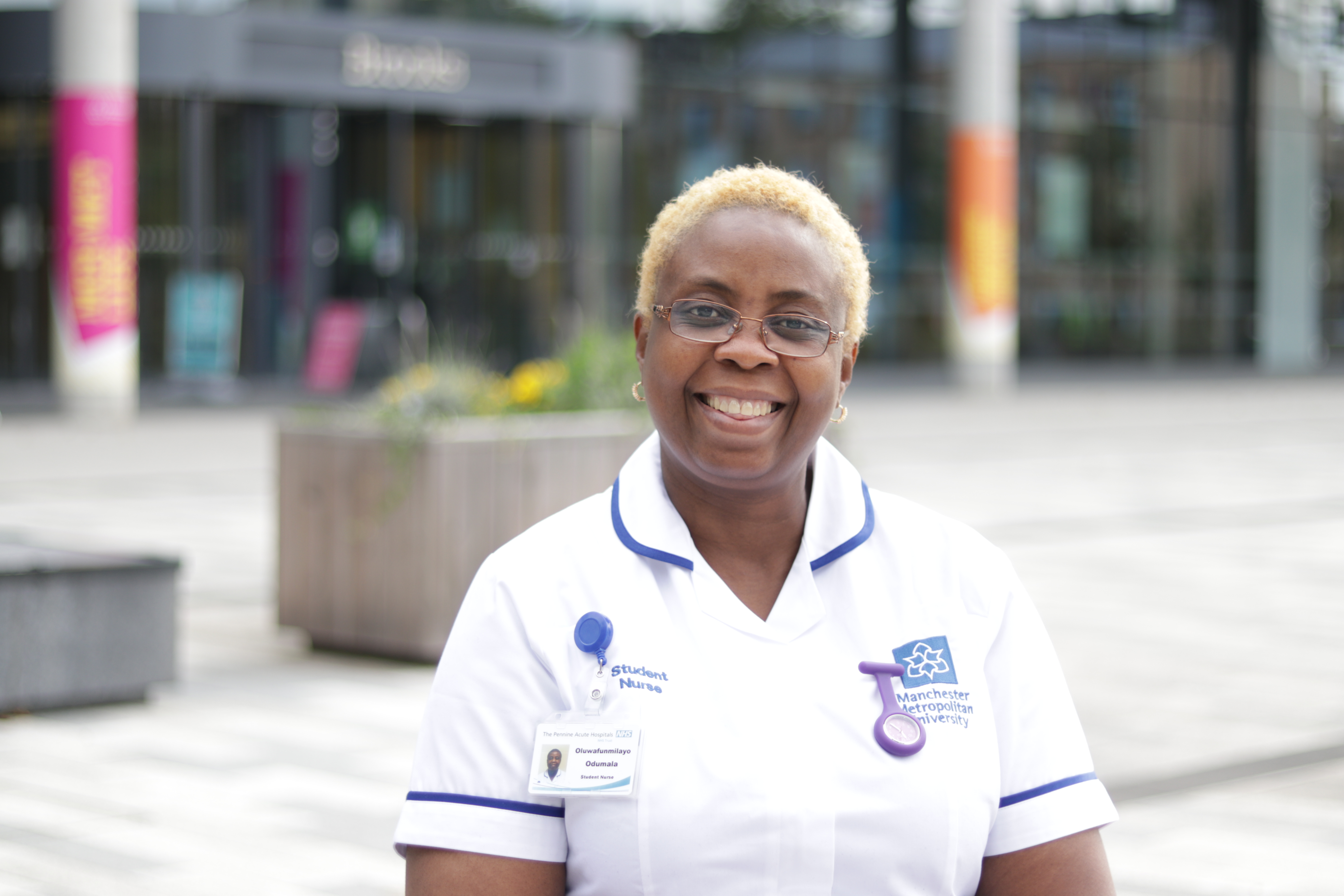 Oluwafunmilayo Mufidat Odumala, a Manchester Metropolitan University nursing student, has been nominated as Student Mental Health Nurse of the Year  