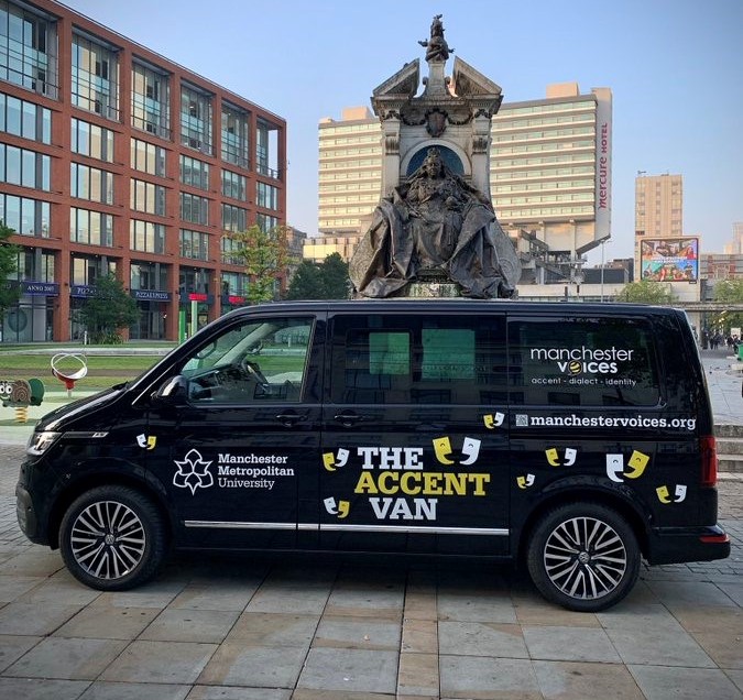Manchester Voices Accent Van