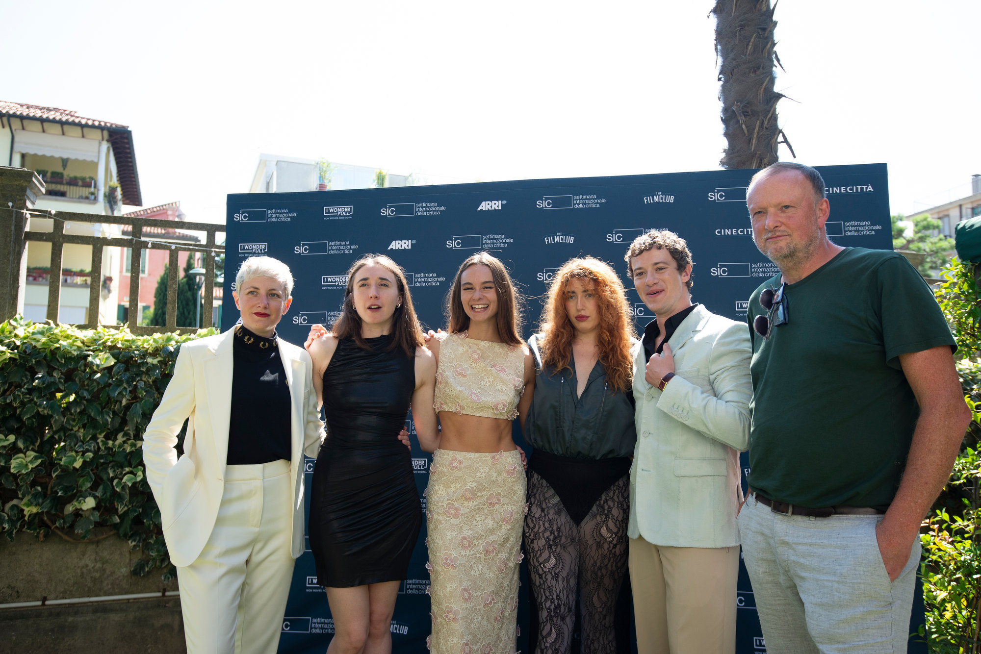 Loran Dunn (left) with the 'Hoard' team at the Venice International Film Festival – Photo © 2023 Alice BL Durigatto