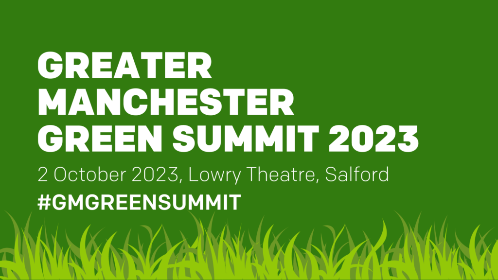 The GM Green Summit takes place on 2 October 2023.