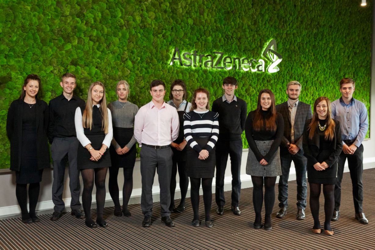 An image of AstraZeneca degree apprentices