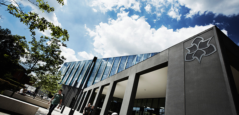 The launch event takes place in the Business School, pictured above