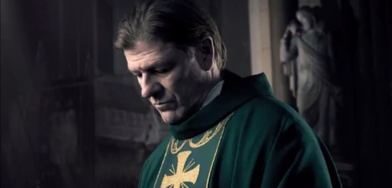 Sean Bean starred as Father Michael Kerrigan in BBC's Broken