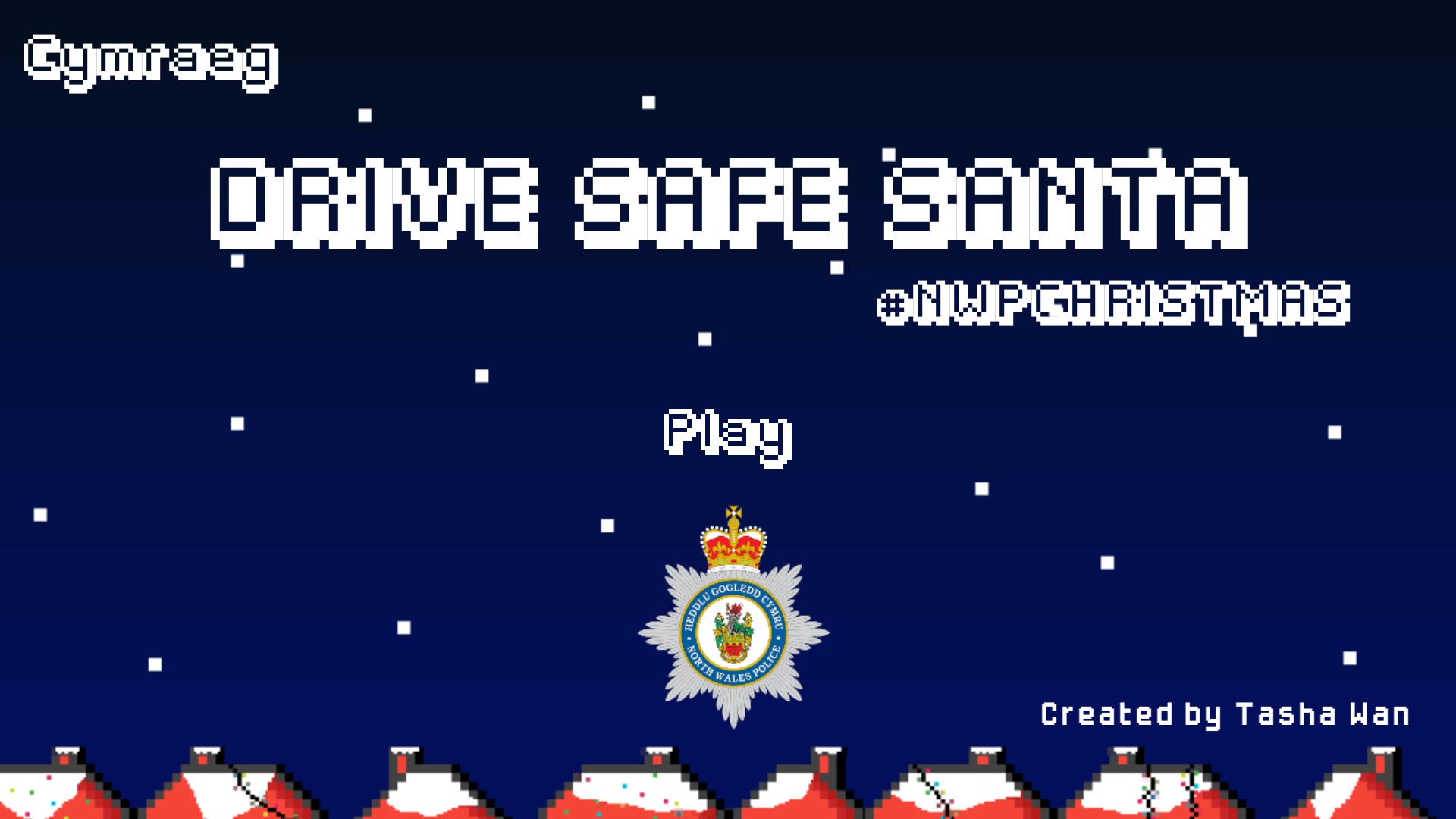 ‘Drive Safe Santa’ start screen