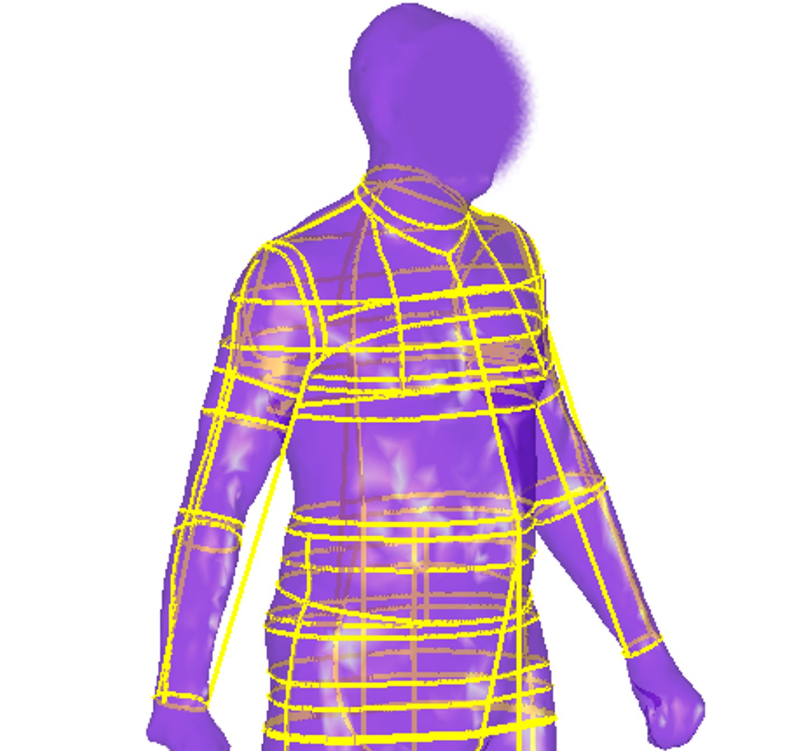 Male body scan image