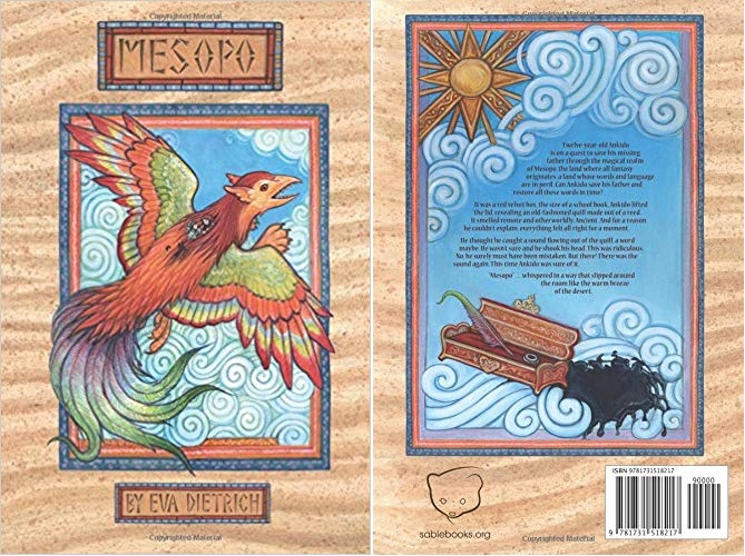 Mesopo sees twelve-year-old Ankido on a quest to save his missing father through the magical realm of Mesopo, the land where all fantasyoriginates, a land whose words and language are in peril.