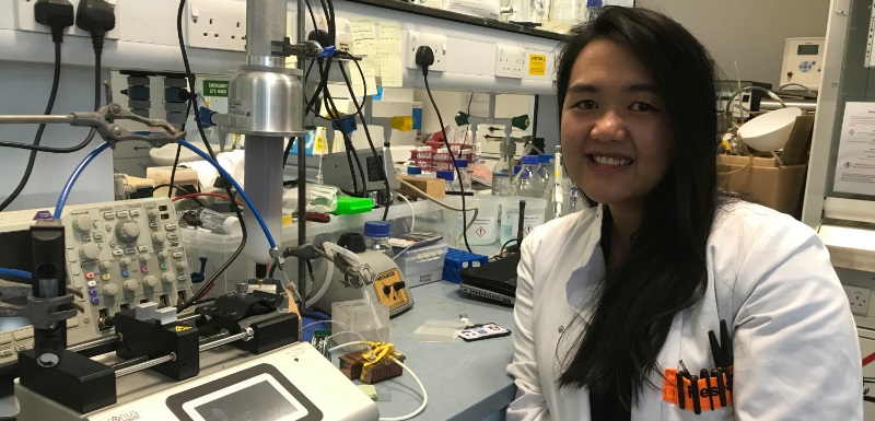 PhD student Laila Patinglag is a finalist in the Engineering category of the national STEM For BRITAIN poster contest