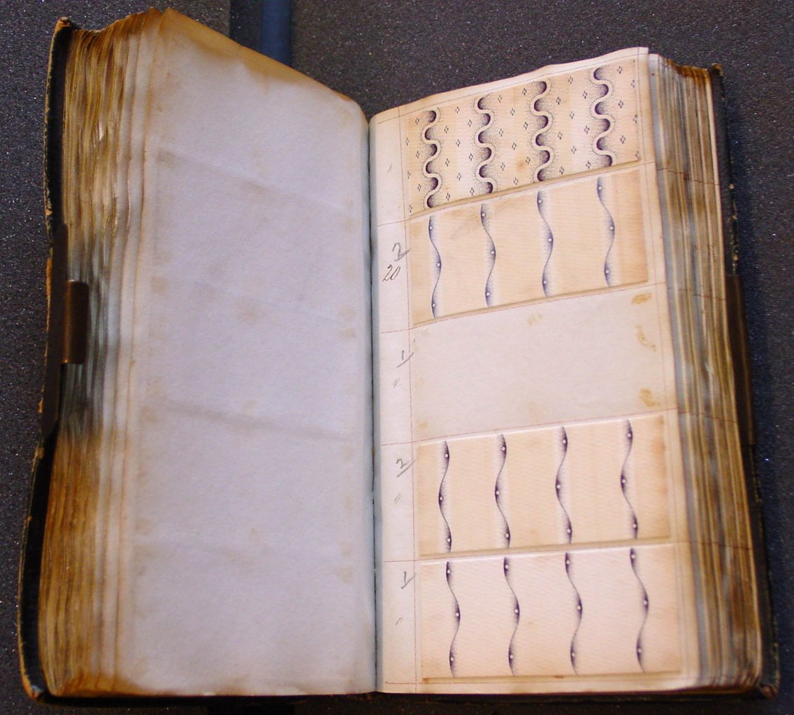 Swaisland 'X' Book, around 1822